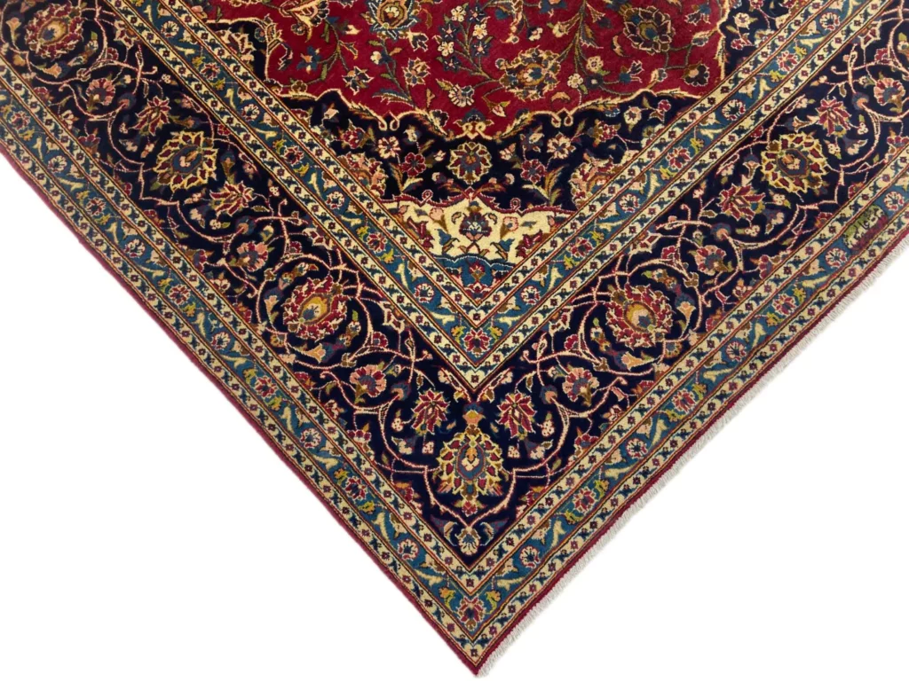 Perserteppich Keshan 303 x 195 cm Wolle handgeknüpft