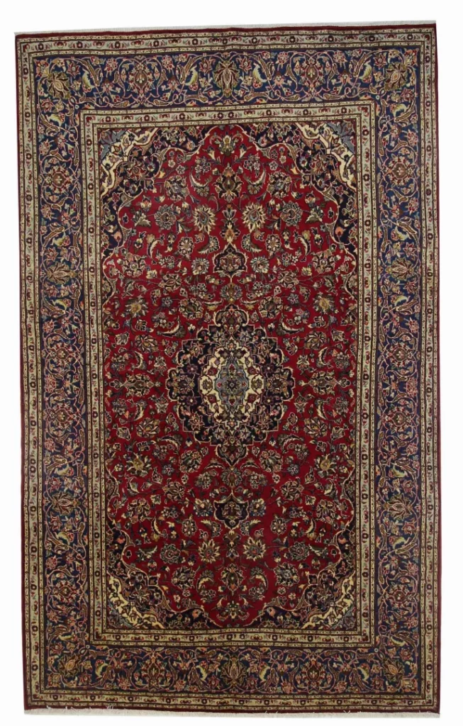 keshan-teppich-326-x-200-cm-150000-knoten-handgeknupft-orientteppich Perserteppich Keshan 326 x 200 cm Schafwolle handgeknüpft