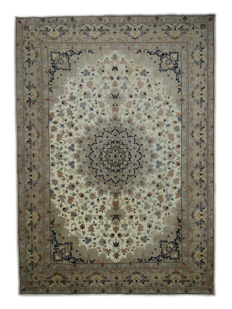 Perserteppich Keshan 339 x 243 cm Wolle handgeknüpft