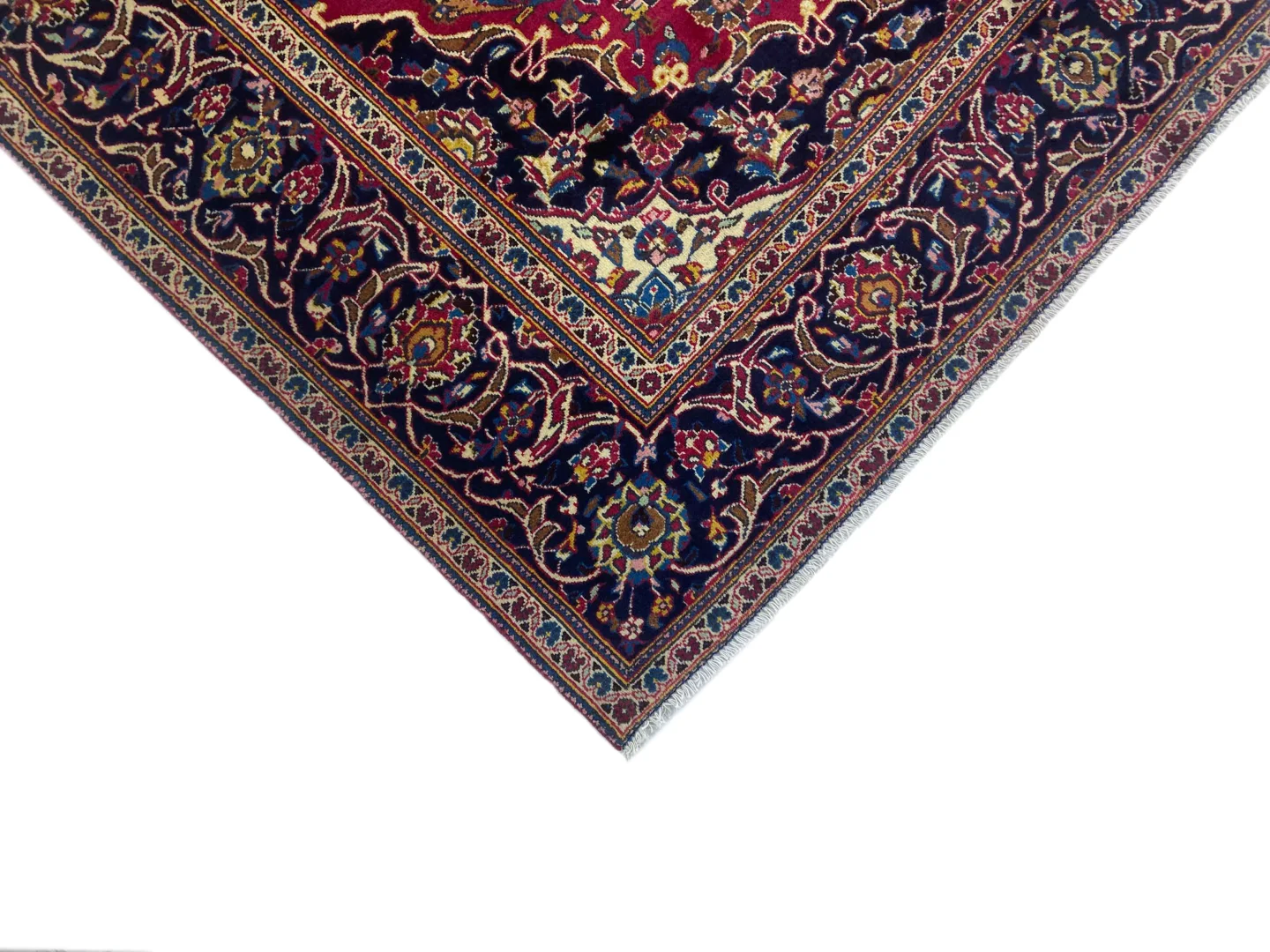 Perserteppich Keshan 303 x 218 cm Wolle handgeknüpft