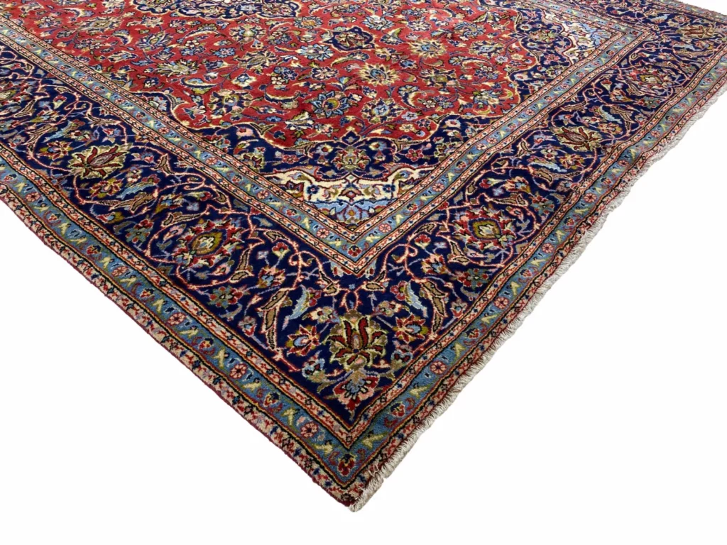 Perserteppich Keshan 303 x 199 cm Wolle handgeknüpft