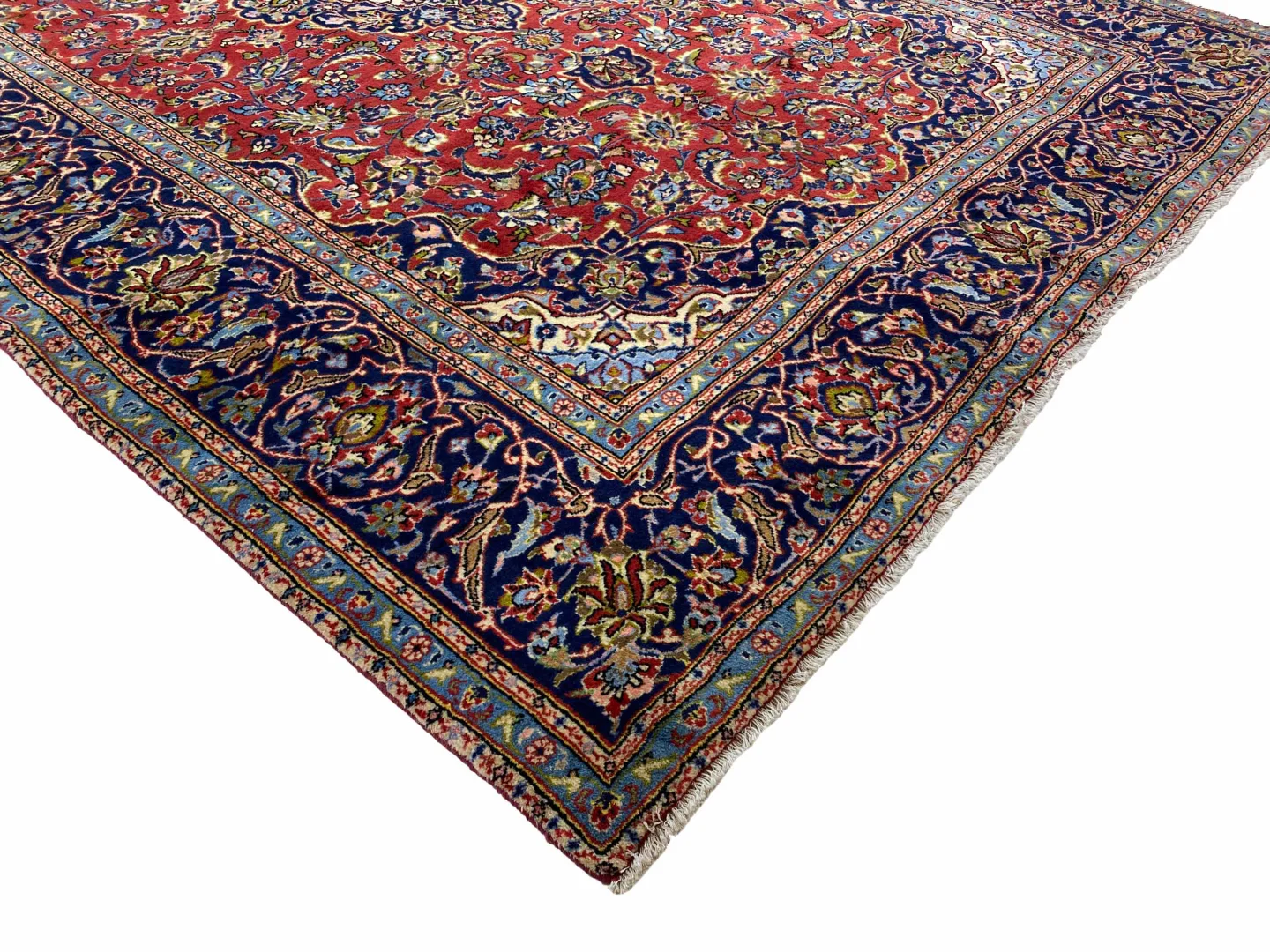 Perserteppich Keshan 303 x 199 cm Wolle handgeknüpft