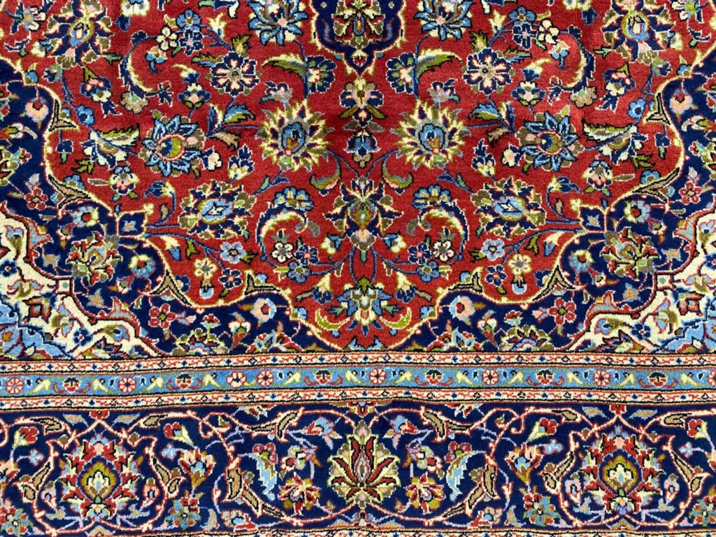 Perserteppich Keshan 303 x 199 cm Wolle handgeknüpft