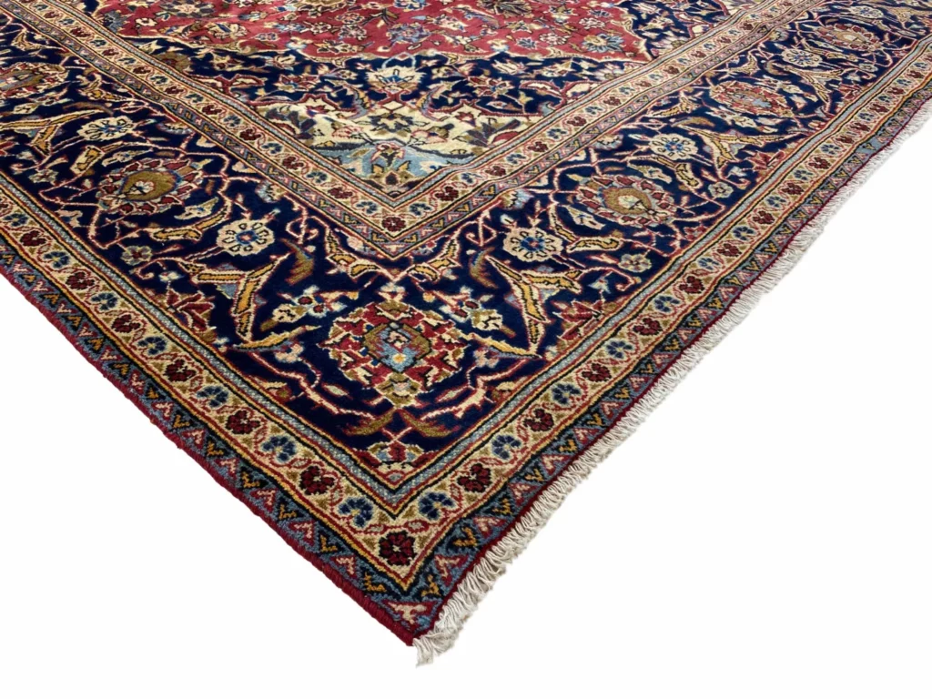 Perserteppich Keshan 305 x 195 cm Wolle handgeknüpft