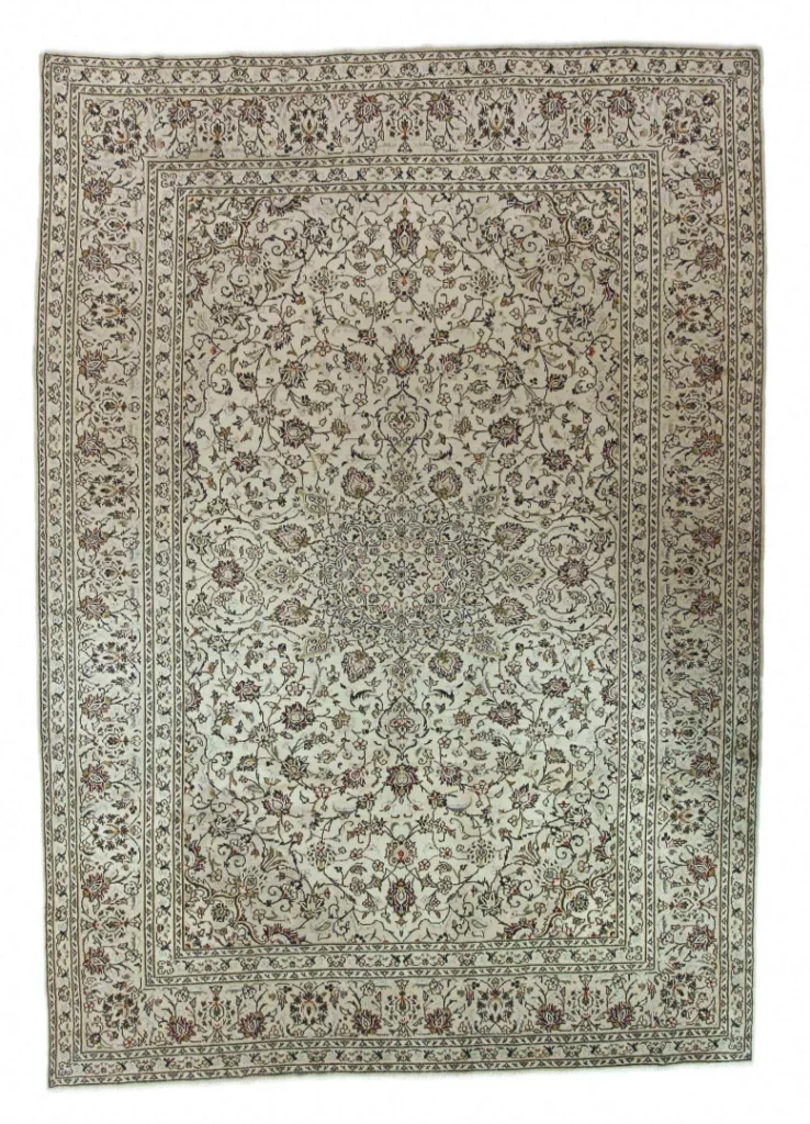 Perserteppich Keshan 349 x 247 cm Wolle handgeknüpft
