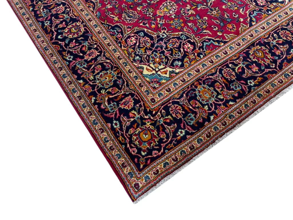 Perserteppich Keshan 305 x 195 cm Schafwolle handgeknüpft