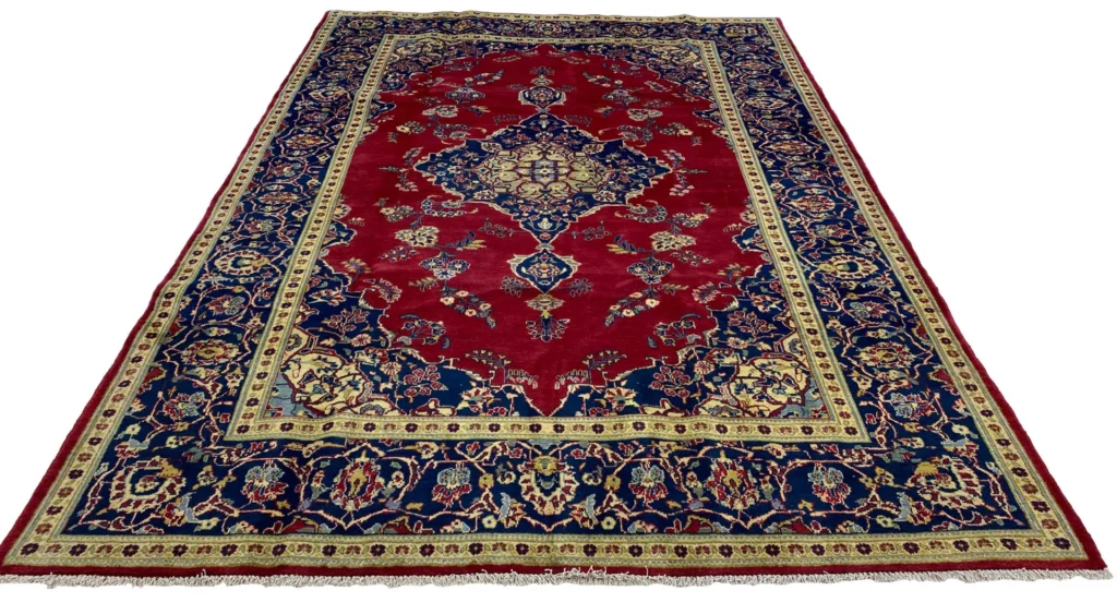 Perserteppich Keshan 305 x 208 cm Wolle handgeknüpft