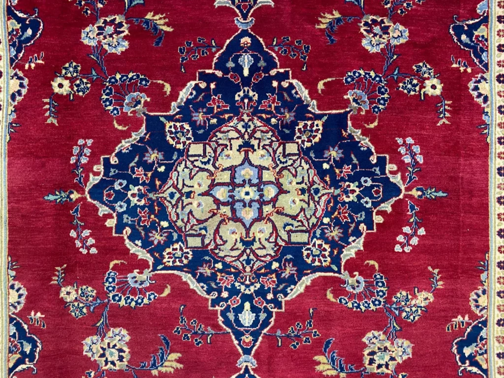 Perserteppich Keshan 305 x 208 cm Wolle handgeknüpft
