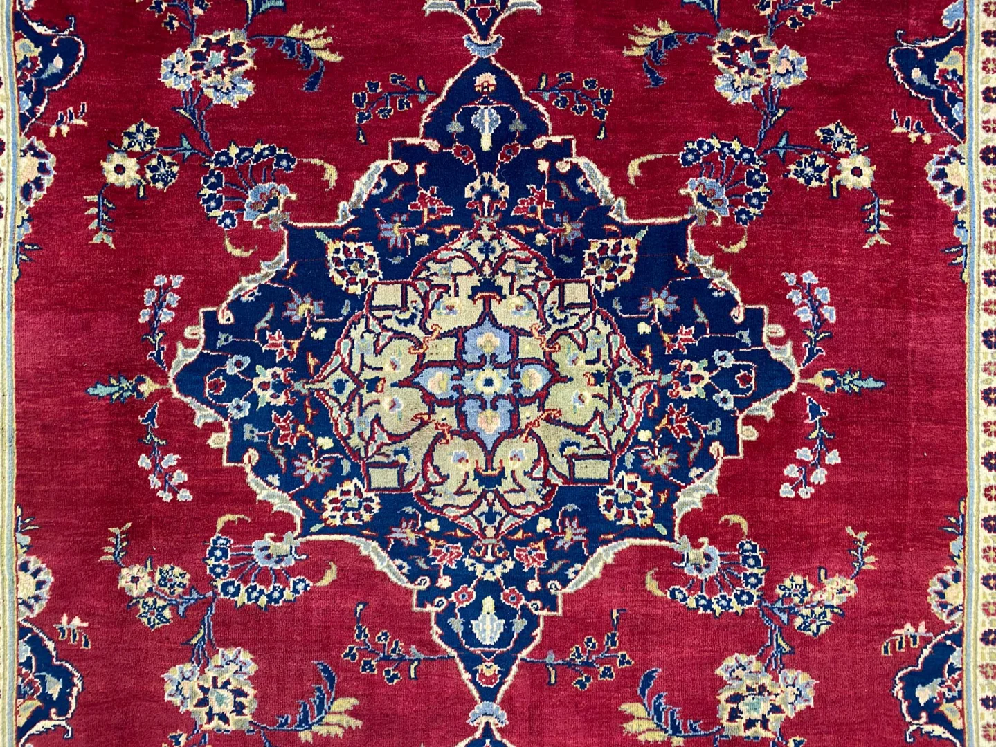 Perserteppich Keshan 305 x 208 cm Wolle handgeknüpft