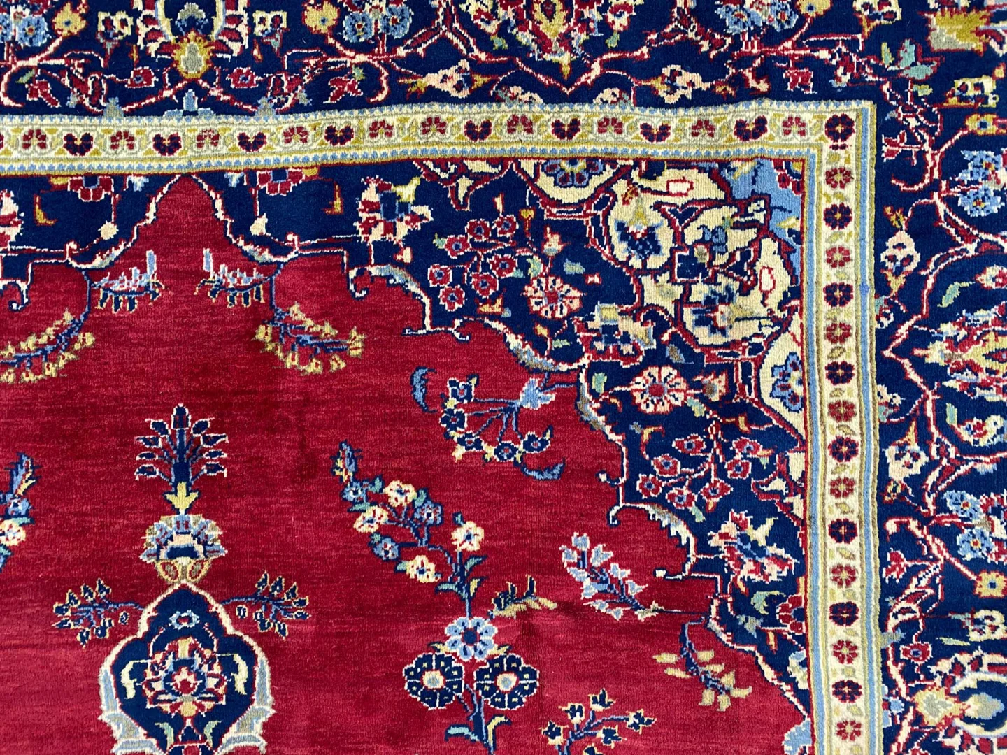 Perserteppich Keshan 305 x 208 cm Wolle handgeknüpft