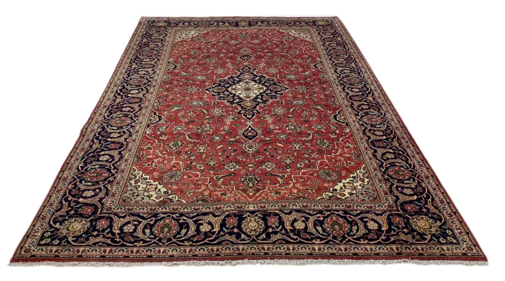 Perserteppich Keshan 306 x 200 cm Wolle handgeknüpft