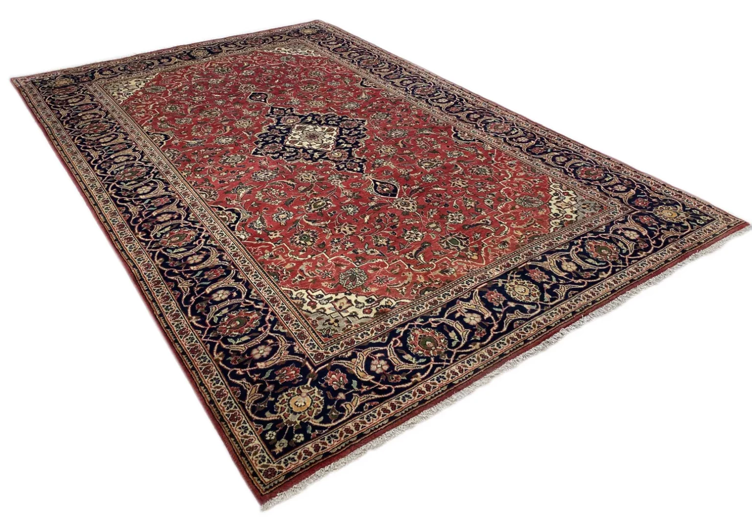 Perserteppich Keshan 306 x 200 cm Wolle handgeknüpft
