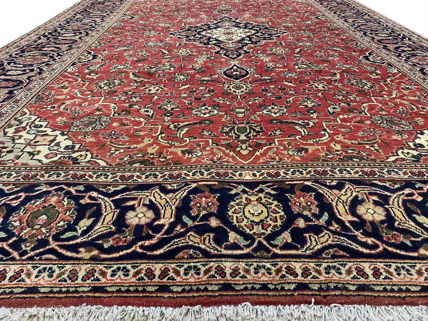 Perserteppich Keshan 306 x 200 cm Wolle handgeknüpft