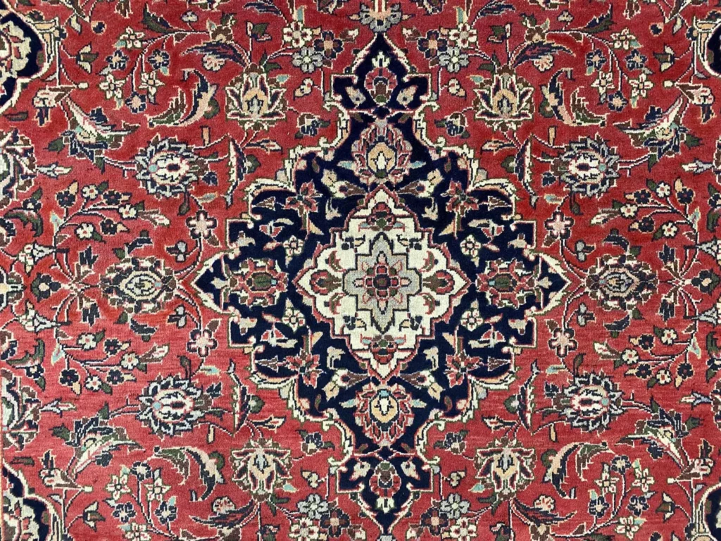 Perserteppich Keshan 306 x 200 cm Wolle handgeknüpft