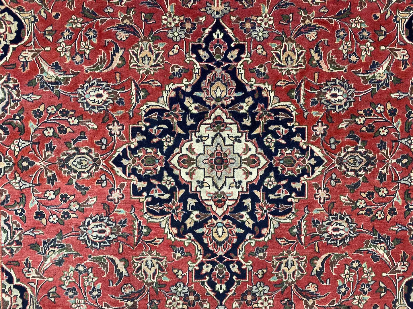 Perserteppich Keshan 306 x 200 cm Wolle handgeknüpft