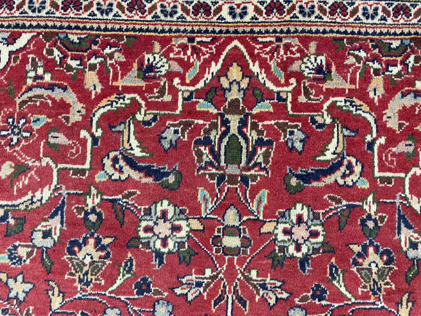 Perserteppich Keshan 306 x 200 cm Wolle handgeknüpft
