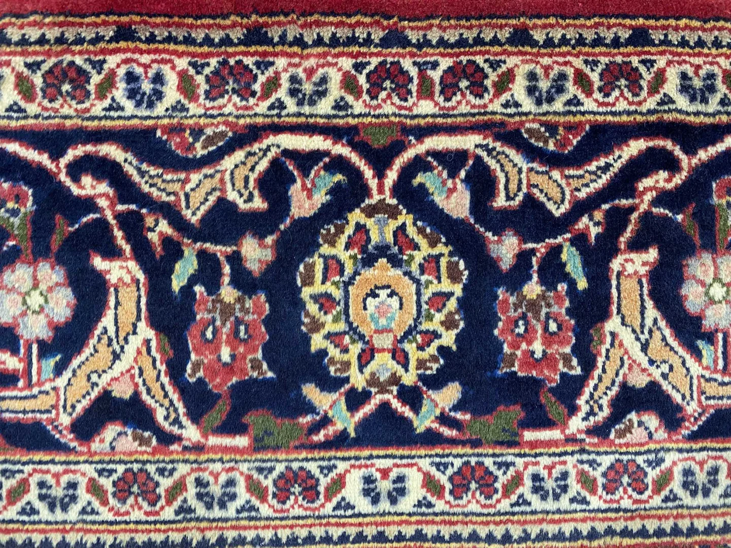 Perserteppich Keshan 306 x 200 cm Wolle handgeknüpft