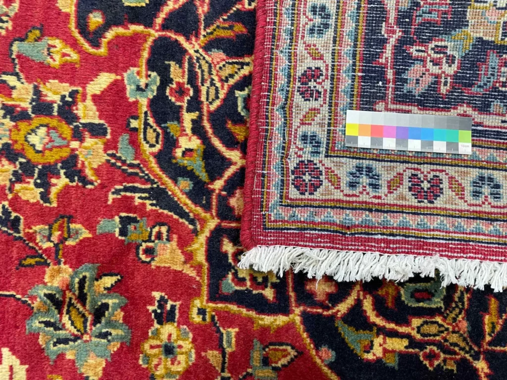 Perserteppich Keshan 307 x 196 cm Schafwolle handgeknüpft