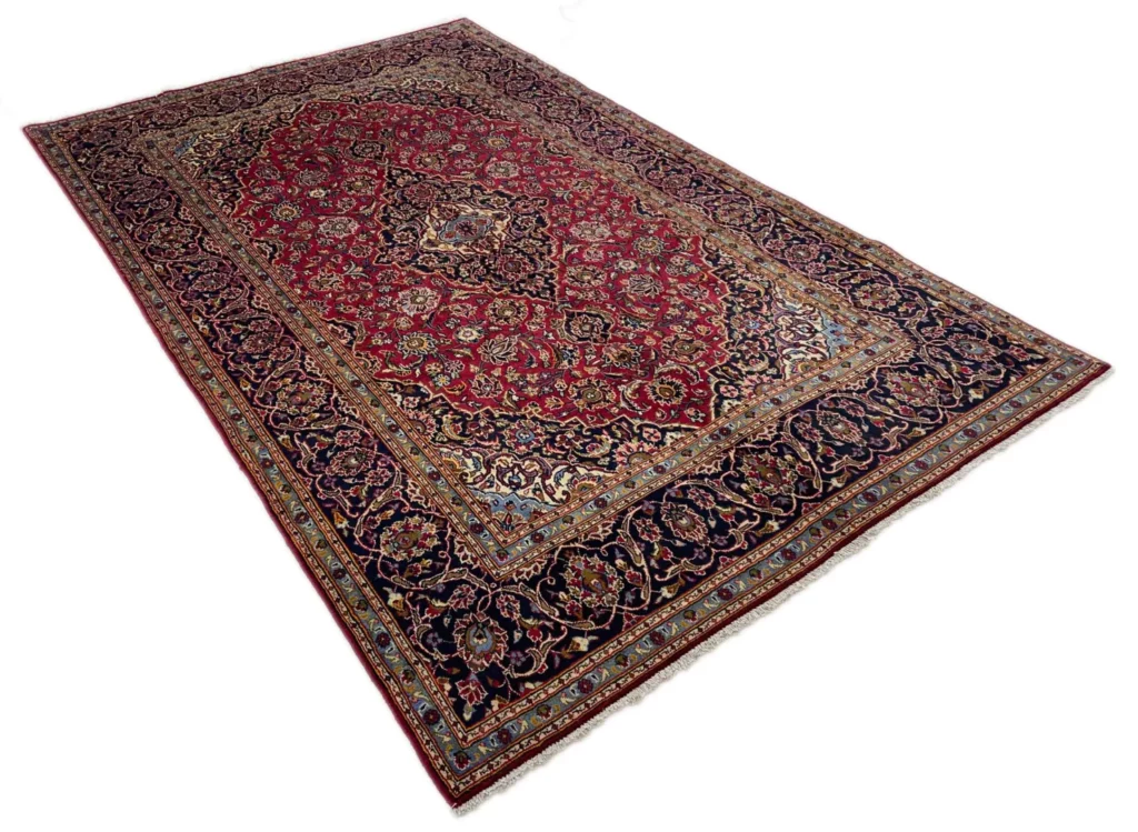 Perserteppich Keshan 310 x 200 cm Wolle handgeknüpft