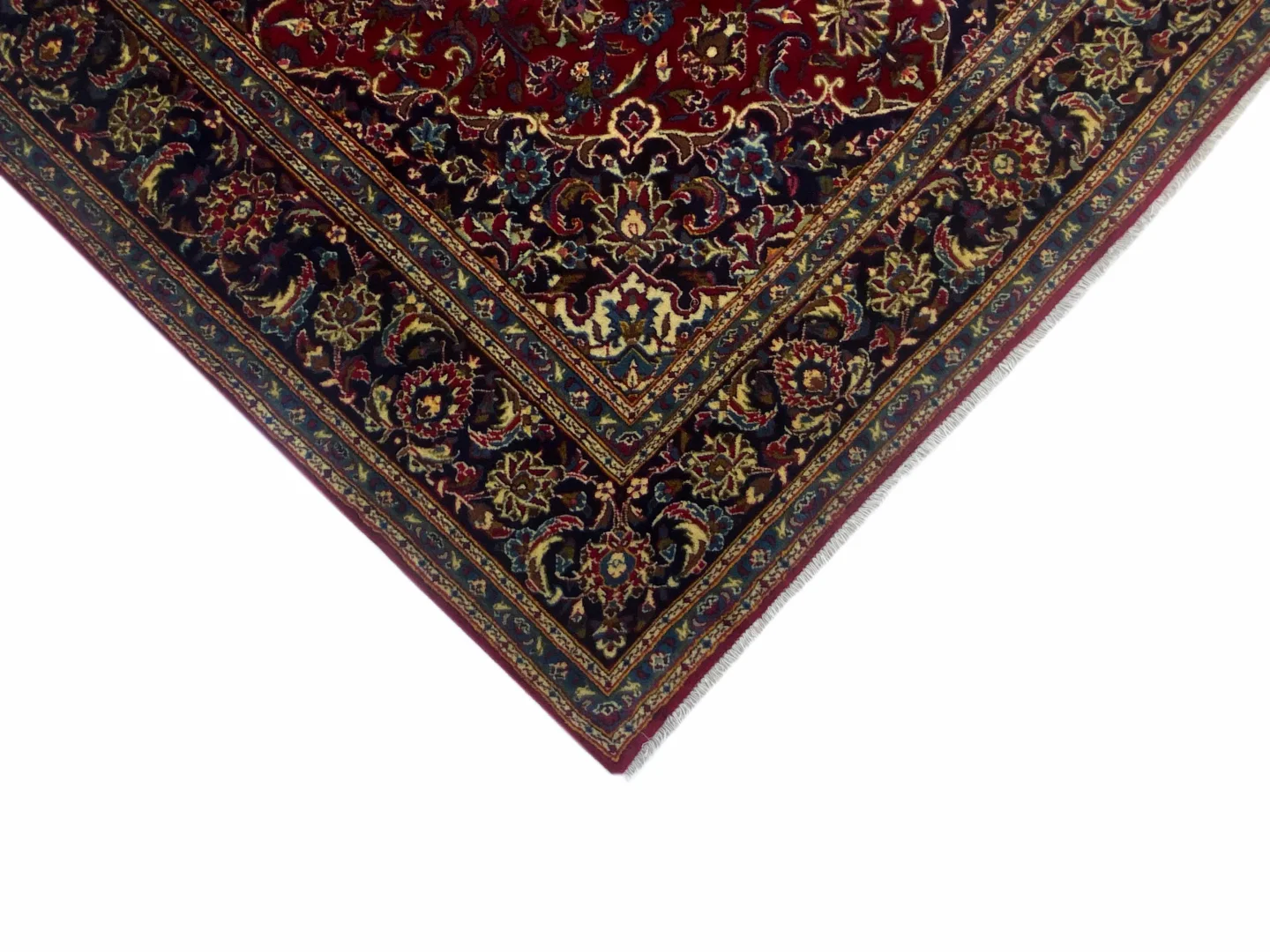 Perserteppich Keshan 313 x 205 cm Wolle handgeknüpft