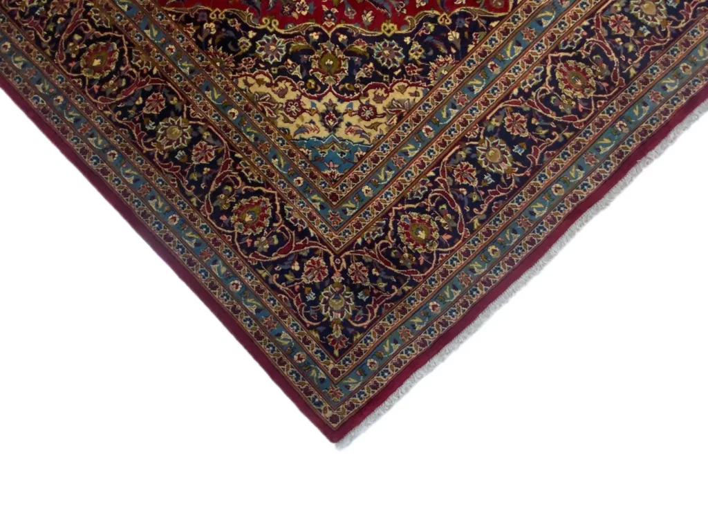 Perserteppich Keshan 314 x 202 cm Wolle handgeknüpft