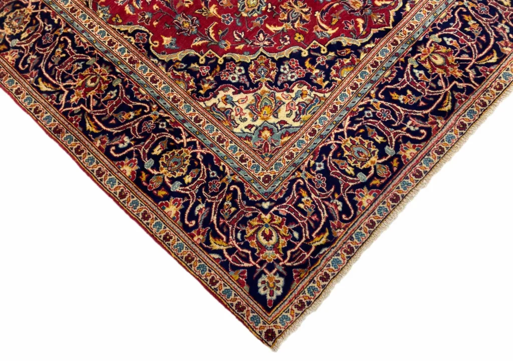 Perserteppich Keshan 315 x 188 cm Schafwolle handgeknüpft