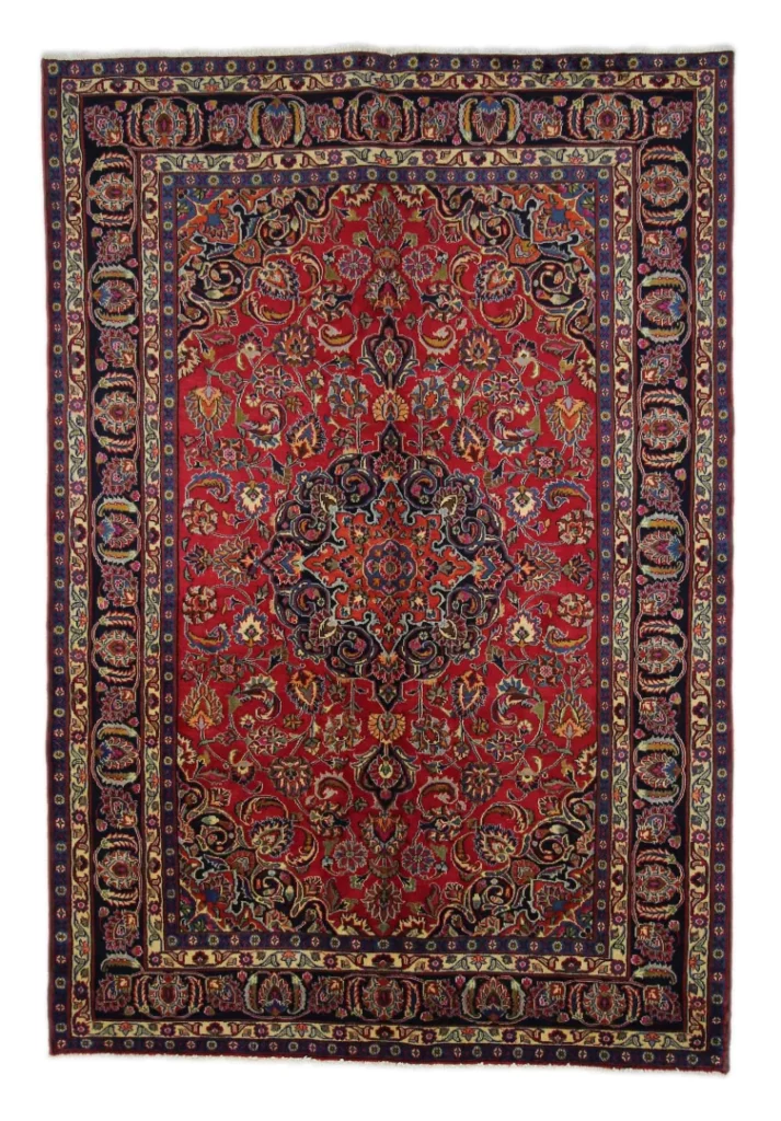 maschhad-orientteppich-282-x-193-cm-250000-knoten-handgeknupft Perserteppich Maschhad 282 x 193 cm handgeknüpft