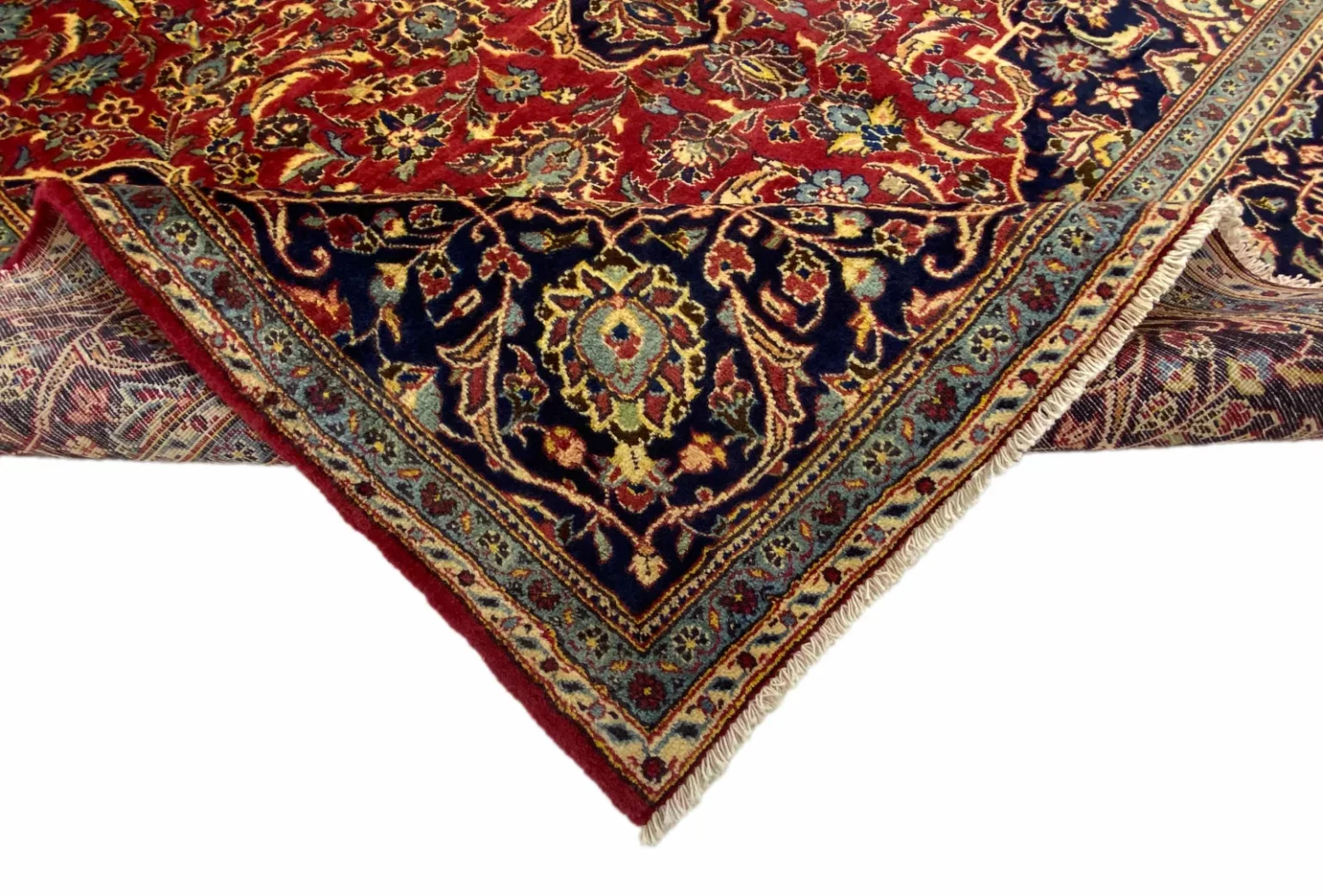 Perserteppich Keshan 322 x 196 cm Wolle handgeknüpft
