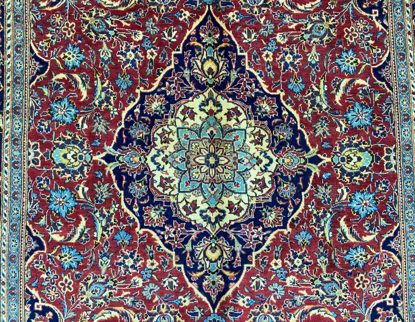 Perserteppich Keshan 322 x 196 cm Wolle handgeknüpft
