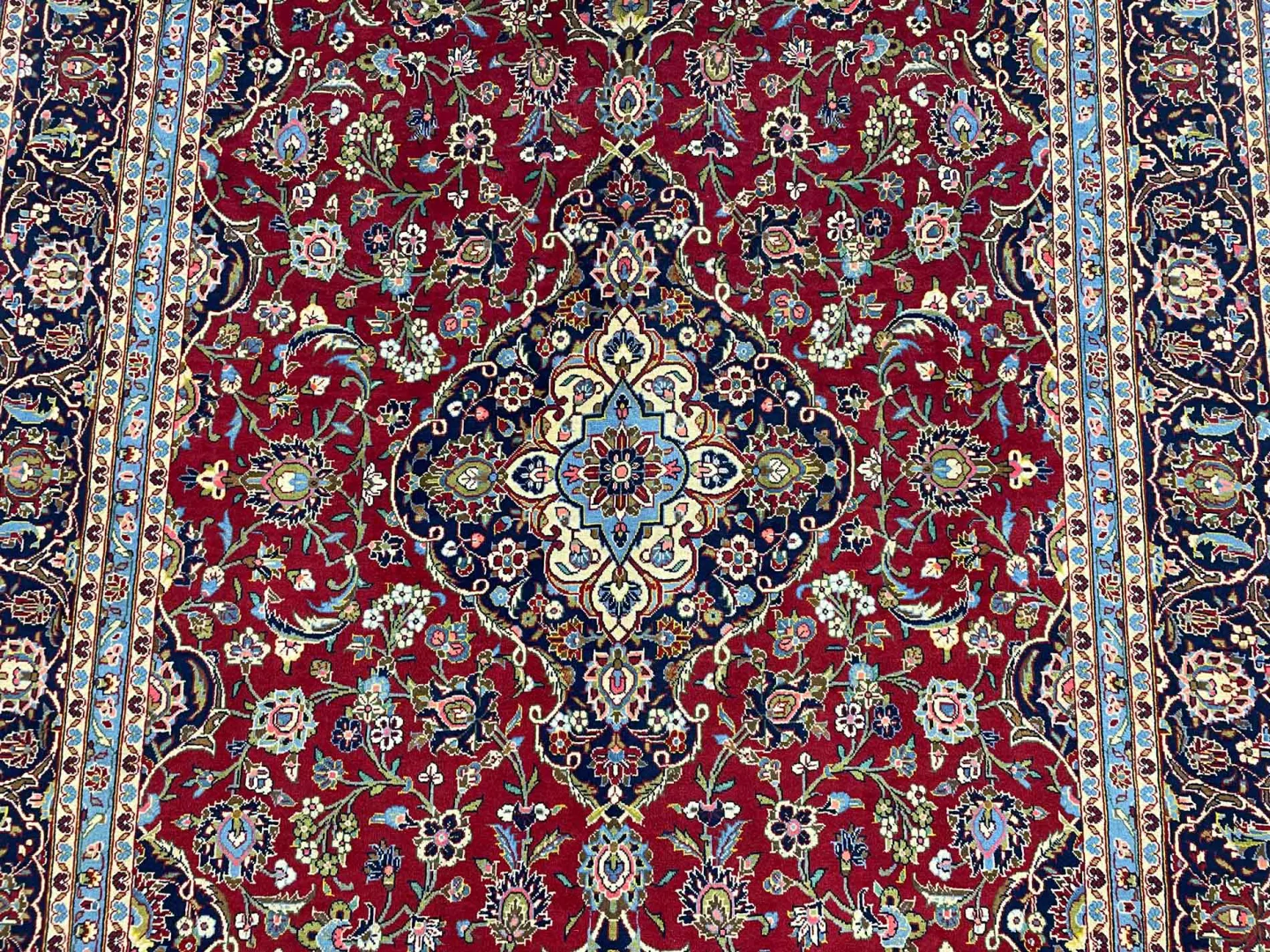 Perserteppich Keshan 322 x 200 cm Wolle handgeknüpft