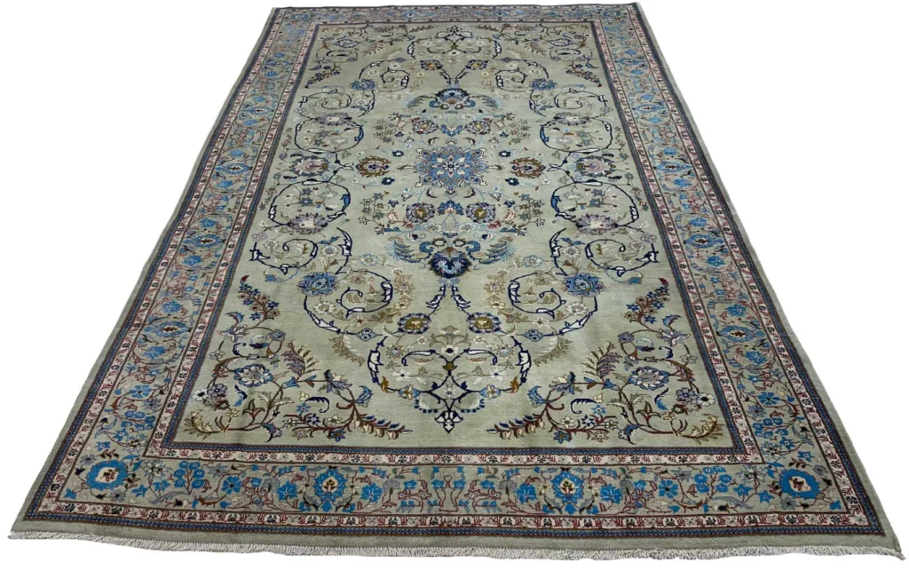 Perserteppich Keshan 331 x 207 cm Wolle handgeknüpft