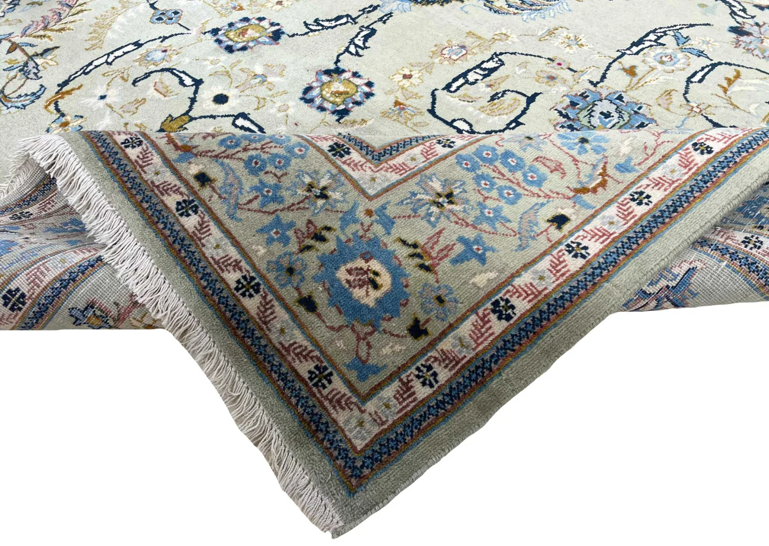 Perserteppich Keshan 331 x 207 cm Wolle handgeknüpft
