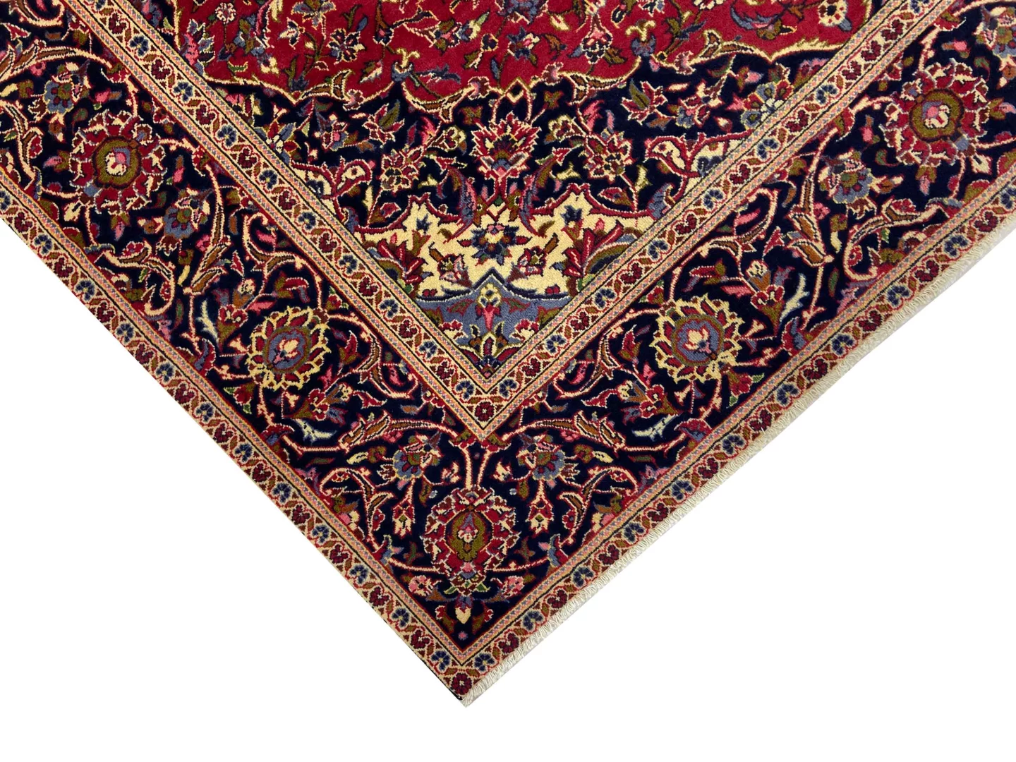 Perserteppich Keshan 334 x 234 cm Wolle handgeknüpft
