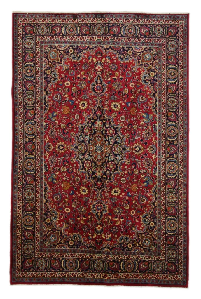 Perserteppich Maschhad 289 x 189 cm Wolle handgeknüpft