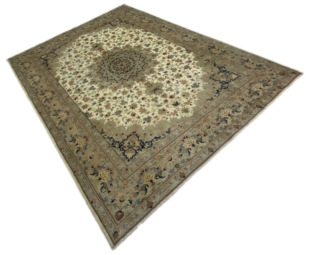 Perserteppich Keshan 339 x 243 cm Wolle handgeknüpft