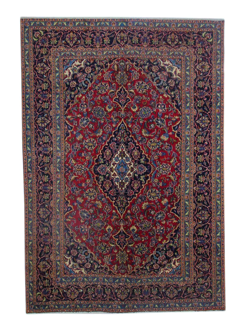 Perserteppich Maschhad 289 x 197 cm Wolle handgeknüpft