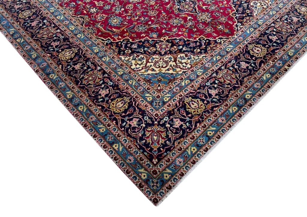 Perserteppich Keshan 346 x 253 cm Wolle handgeknüpft
