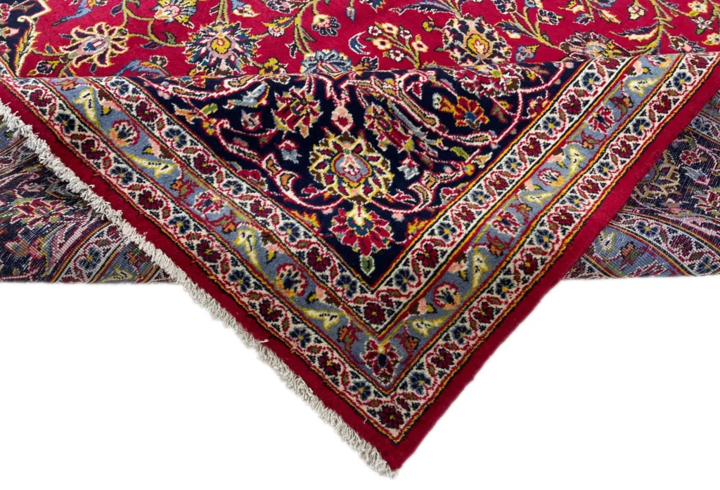 Perserteppich Keshan 347 x 258 cm Schafwolle handgeknüpft