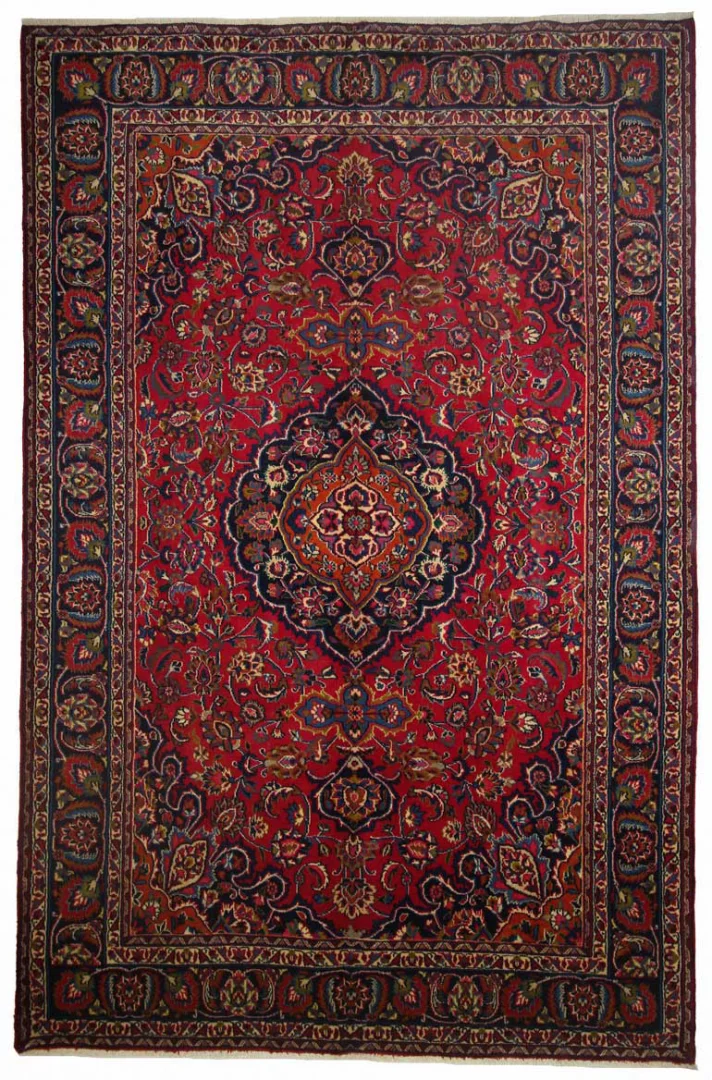 Perserteppich Maschhad 291 x 192 cm Wolle handgeknüpft