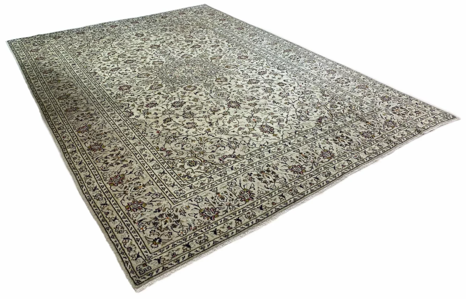 Perserteppich Keshan 349 x 247 cm Wolle handgeknüpft