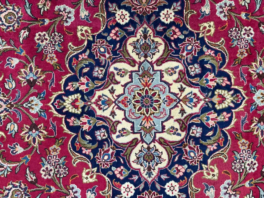 Perserteppich Keshan 356 x 245 cm Wolle handgeknüpft