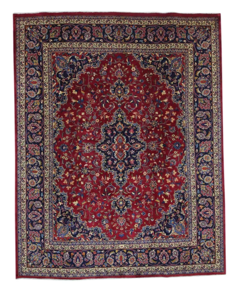 Perserteppich Maschhad 303 x 240 cm Wolle handgeknüpft