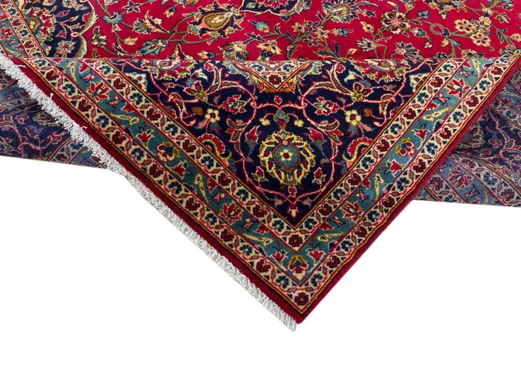 Perserteppich Keshan 357x250 cm Wolle handgeknüpft