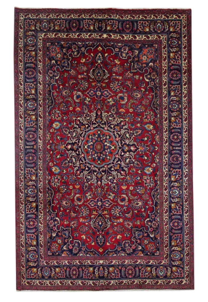 Perserteppich Maschhad 308 x 196 cm Wolle handgeknüpft