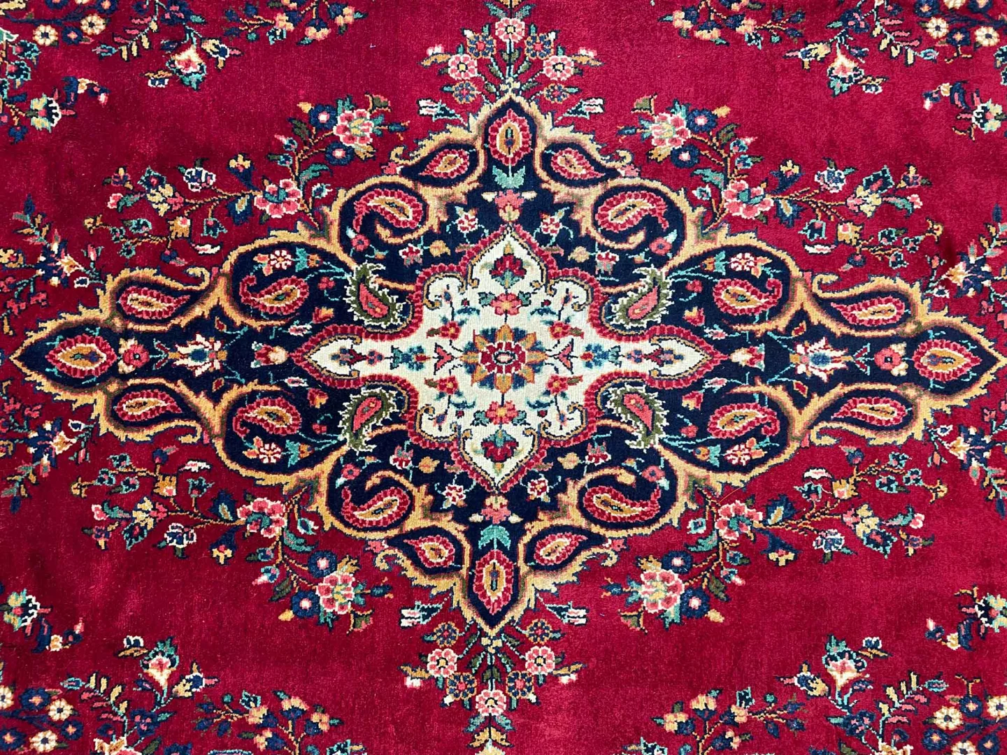 Perserteppich Lilyan 343 x 217 cm Wolle handgeknüpft