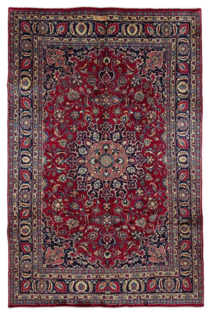 Perserteppich Maschhad 308 x 200 cm Wolle handgeknüpft