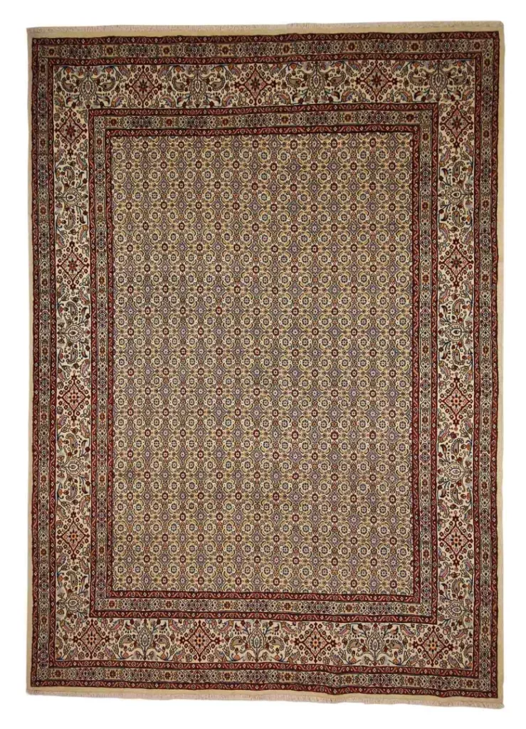 Perserteppich Moud 295 x 210 cm Schafwolle handgeknüpft