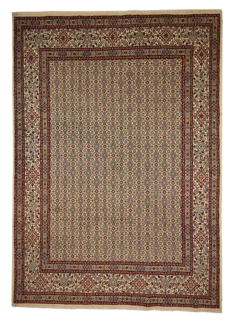 Perserteppich Moud 295 x 210 cm Schafwolle handgeknüpft