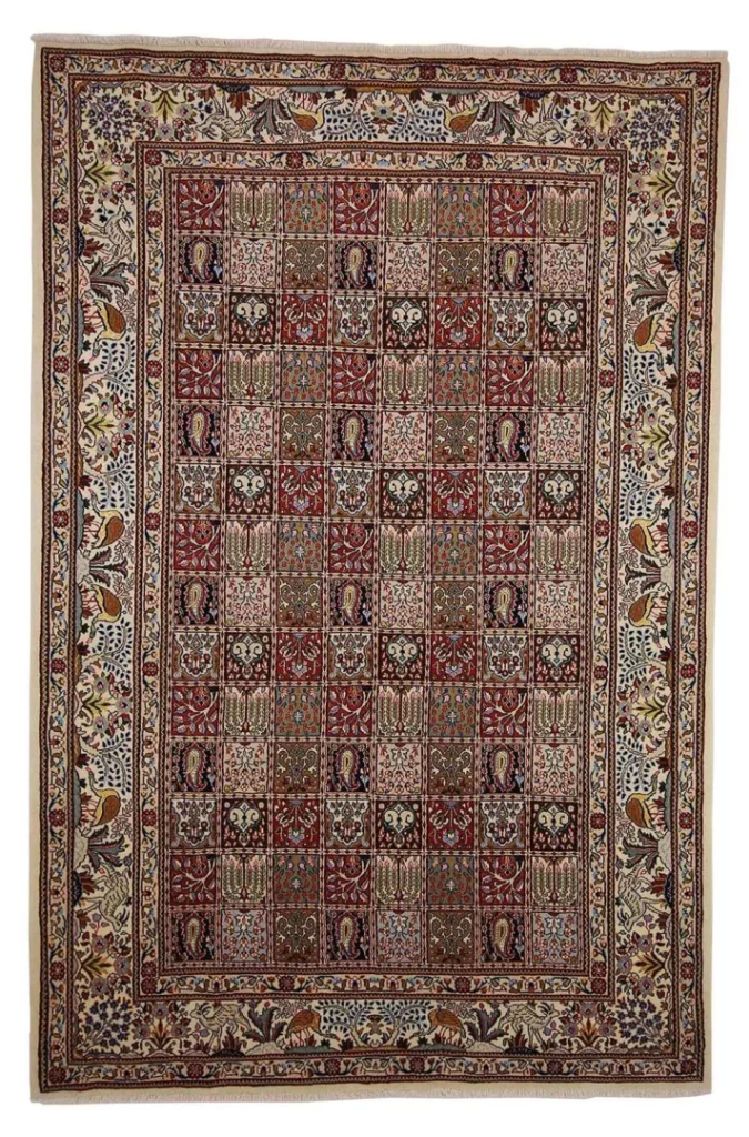Perserteppich Moud 301 x 200 cm Wolle handgeknüpft