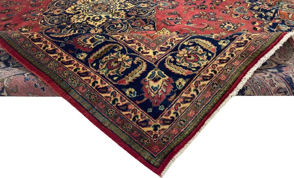 Perserteppich Maschhad 290 x 255 cm Wolle handgeknüpft
